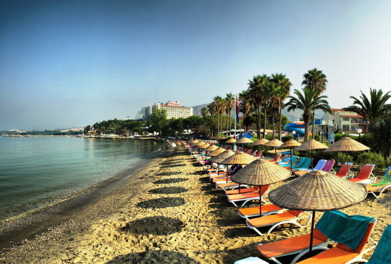 Ephesia Holiday Beach Club คูซาดาซี ภายนอก รูปภาพ